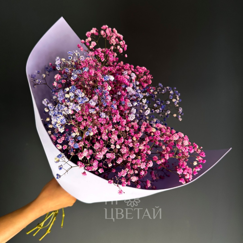 Монобукет из гипсофилы «Презент»