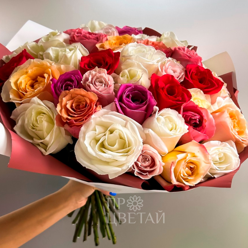 Букет из 51 розы «Солнечный день»