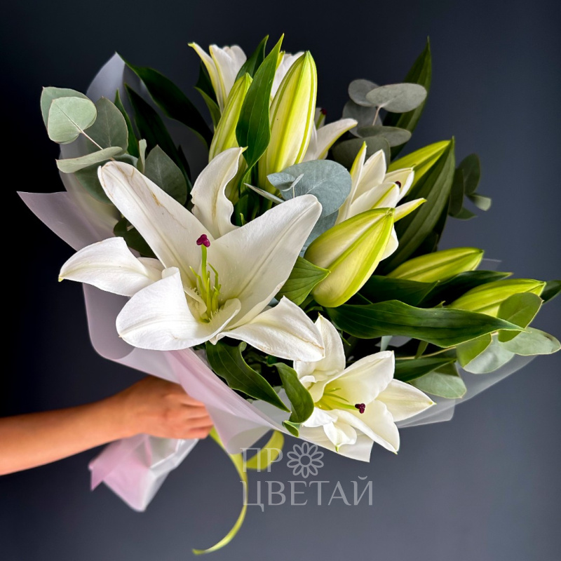 Монобукет из лилий «Радость»
