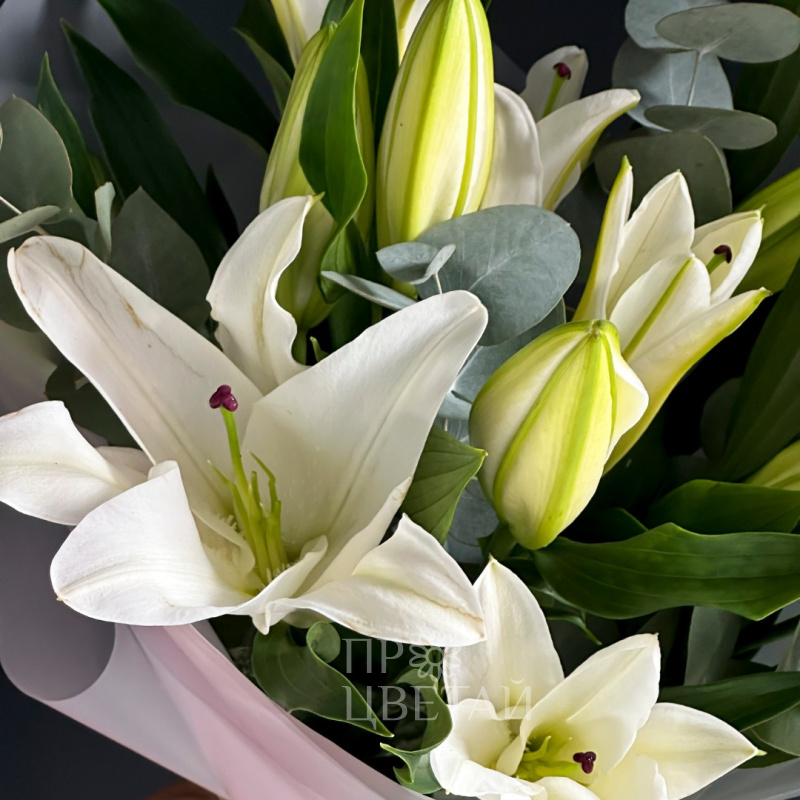 Монобукет из лилий «Радость» 1