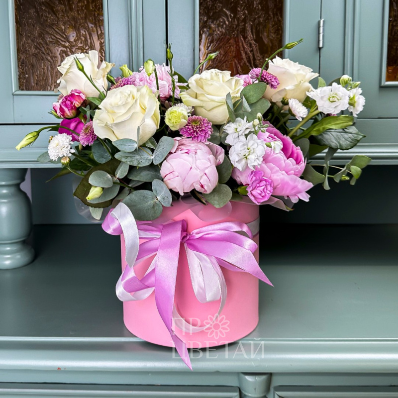 Композиция с пионами «Гармония»