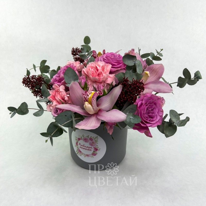 Композиция в коробке «Тайная мечта»