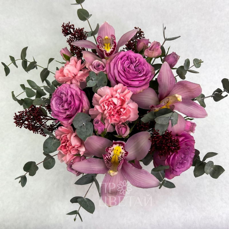 Композиция в коробке «Тайная мечта» 1