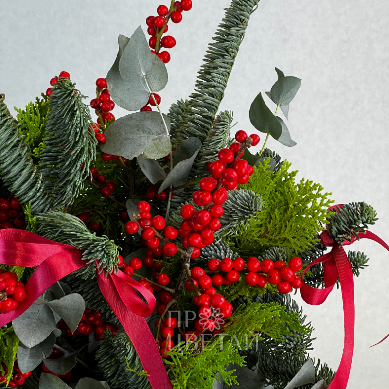 Композиция из ели «Время чудес» 1