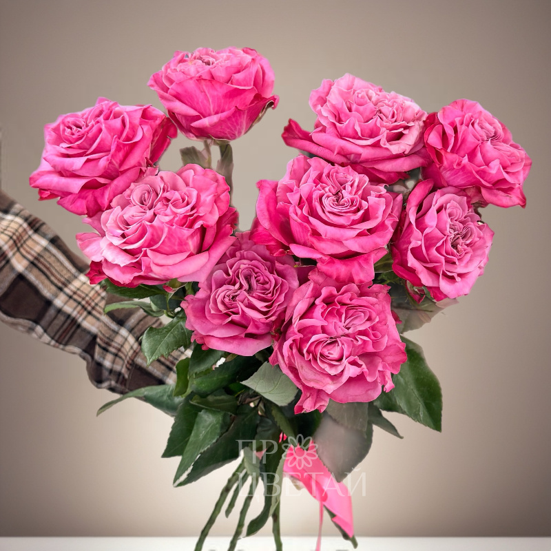 Монобукет из 9 роз «Кантри» 1