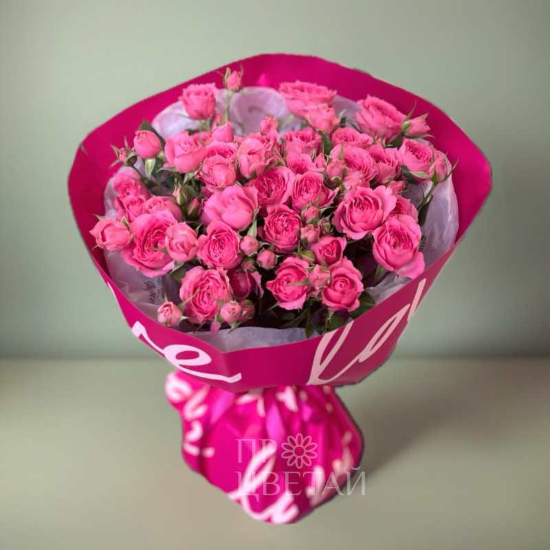 Букет из 5 кустовых роз 