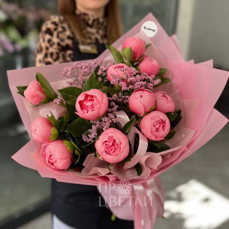 Монобукет Пионовые мечты