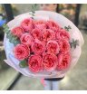 Яркий букет с пионовидными розами