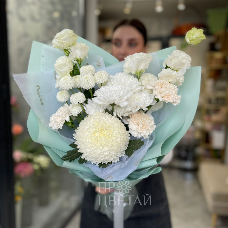 Букет «Белый огонь» 3