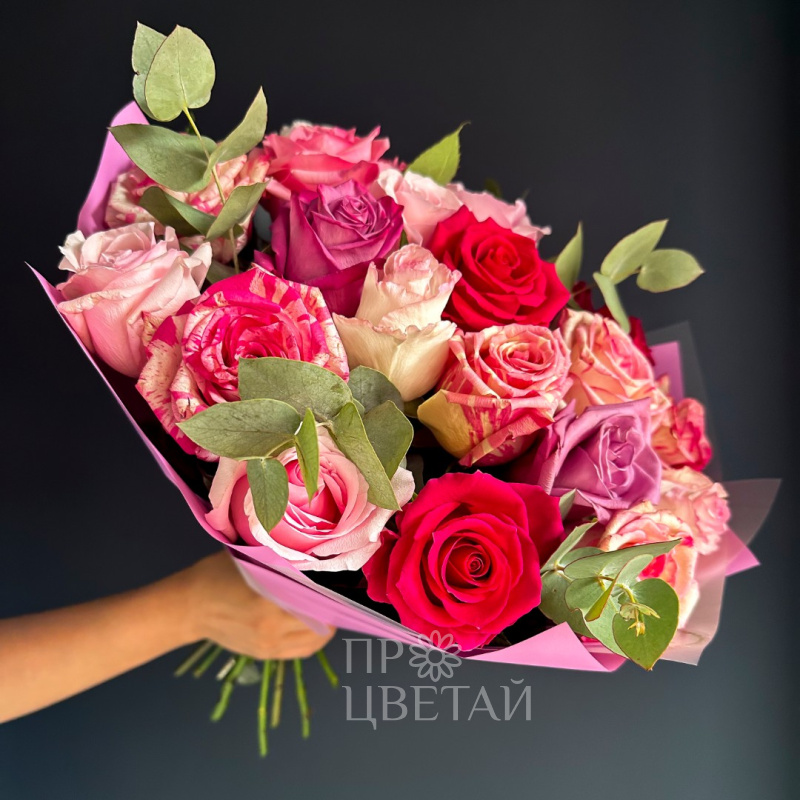 Букет из роз Первая улыбка