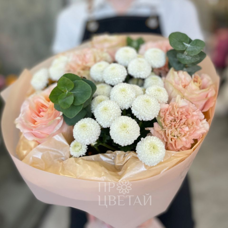 Букет «Персиковое чудо»