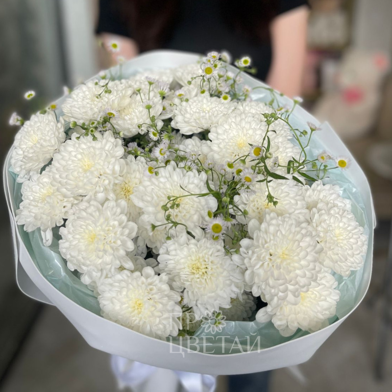 Букет хризантем «Летний»