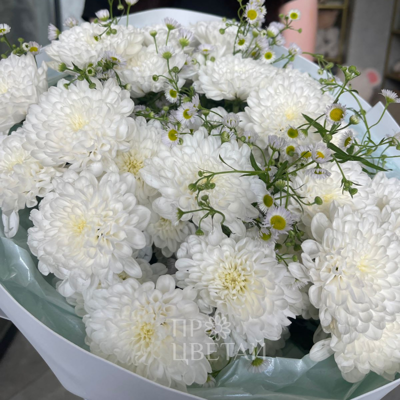 Букет хризантем «Летний» 1