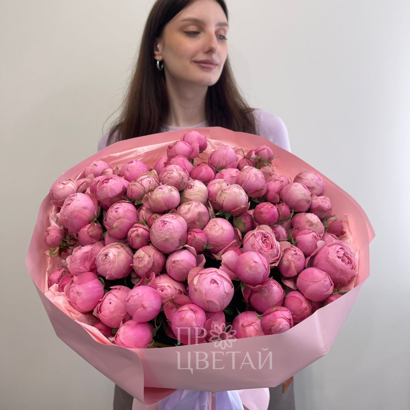 Букет из кустовых роз «Гламур» 1