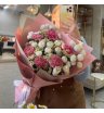 Букет с гвоздиками «Приятные впечатления» 2