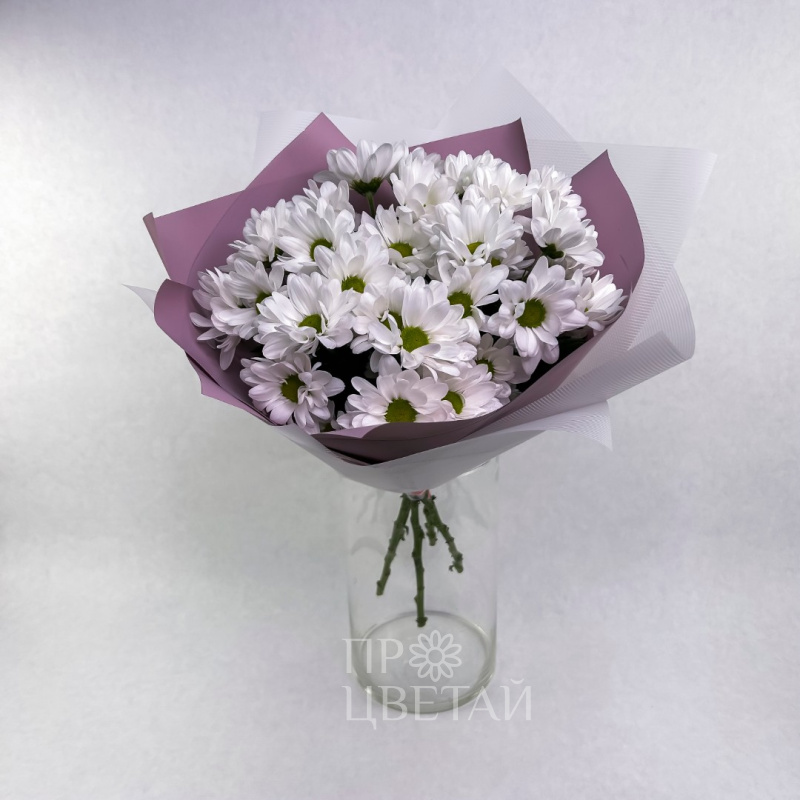 Букет из хризантем «Летний»